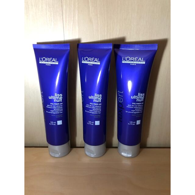 LOREAL PROFESSIONAL(ロレアルプロフェッショナル)のロレアル　リスウルティム　トリートメント125g3本セット コスメ/美容のヘアケア/スタイリング(トリートメント)の商品写真