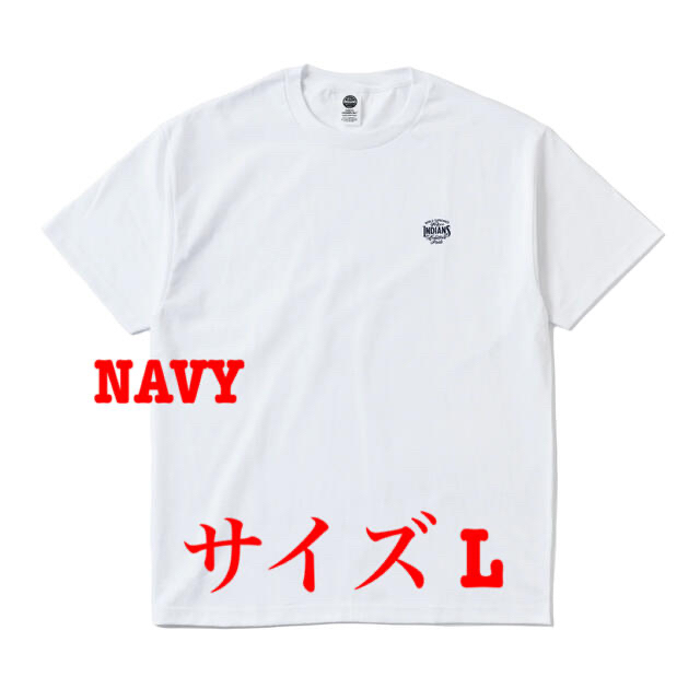 Tokyo Indians TEE WHITE NAVY L Tシャツ ネイビー