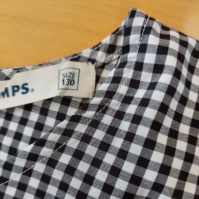 MPS(エムピーエス)のMPS ギンガムチェック　130cm キッズ/ベビー/マタニティのキッズ服女の子用(90cm~)(Tシャツ/カットソー)の商品写真