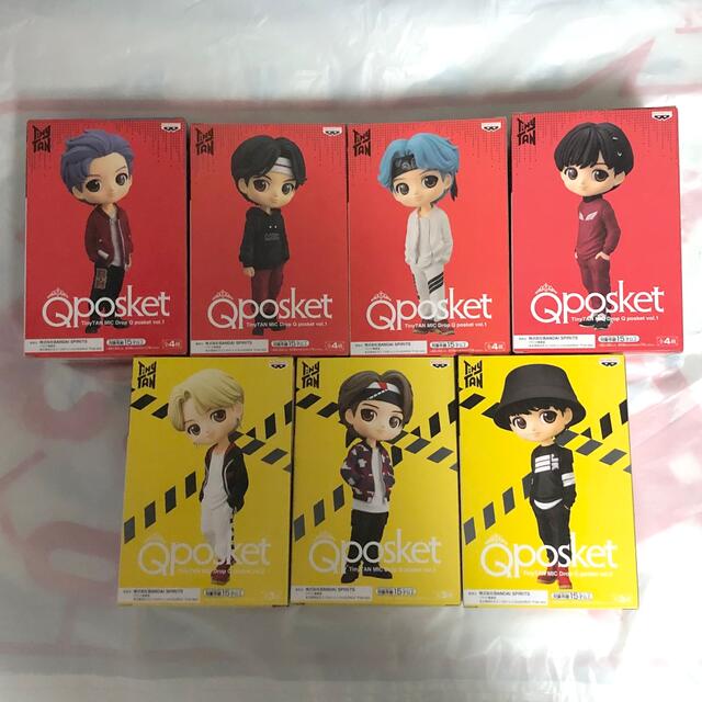 防弾少年団(BTS)(ボウダンショウネンダン)のBTS TinyTAN Q posket MIC Dropフィギュアセット ハンドメイドのおもちゃ(フィギュア)の商品写真