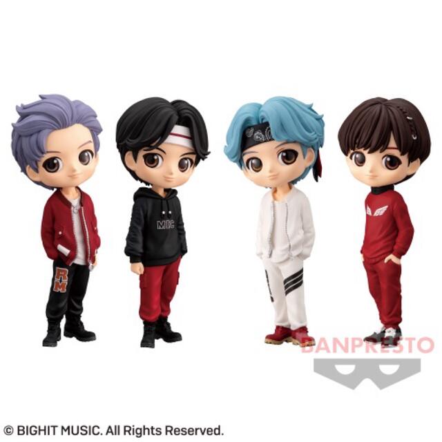 防弾少年団(BTS)(ボウダンショウネンダン)のBTS TinyTAN Q posket MIC Dropフィギュアセット ハンドメイドのおもちゃ(フィギュア)の商品写真