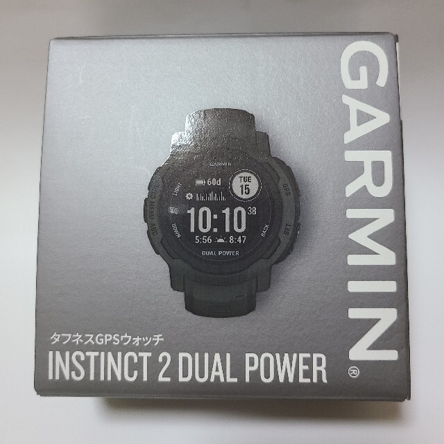 GARMIN(ガーミン)のガーミン　Instinct 2　Dual Power Graphite メンズの時計(腕時計(デジタル))の商品写真