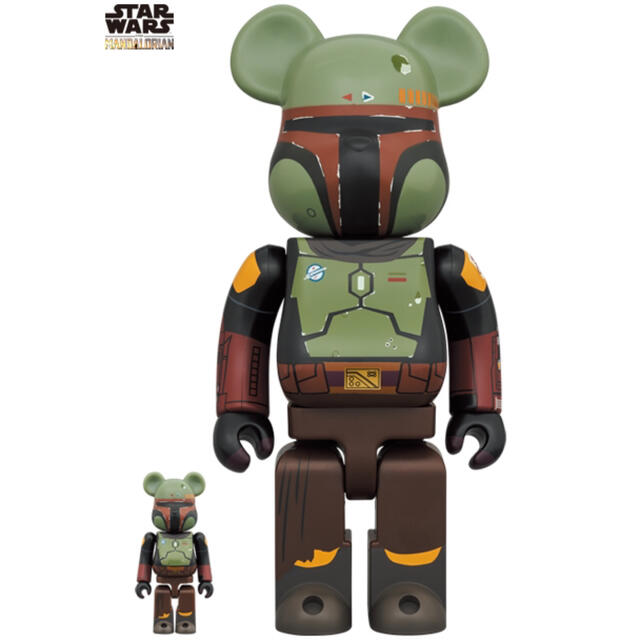 BE@RBRICK BOBA FETT 100％ & 400％