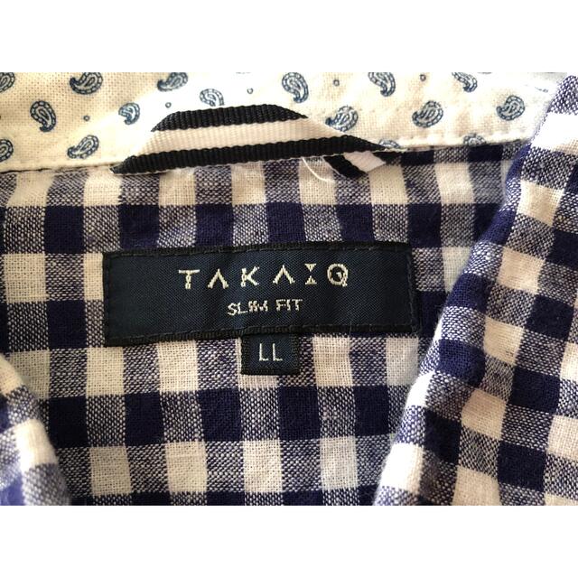 TAKA-Q(タカキュー)の再々々値下げ！TAKAQのチェックシャツ メンズのトップス(シャツ)の商品写真