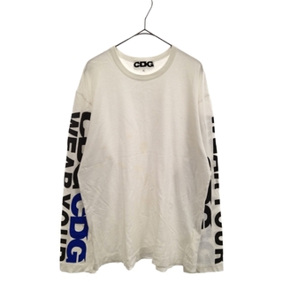 コムデギャルソン(COMME des GARCONS)のCOMME des GARCONS コムデギャルソン CDGアームロゴプリント長袖Tシャツ SB-T002/AD2018 ロングスリーブカットソー(Tシャツ/カットソー(七分/長袖))