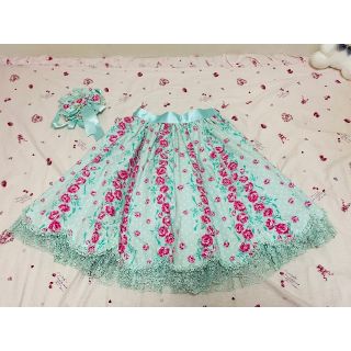 アンジェリックプリティー(Angelic Pretty)のレディローズ　スカート(ひざ丈スカート)