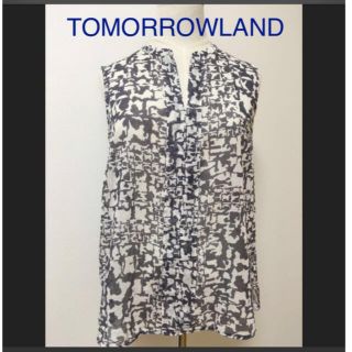 トゥモローランド(TOMORROWLAND)のTOMORROWLAND collectionトゥモローランド コットンブラウス(シャツ/ブラウス(半袖/袖なし))