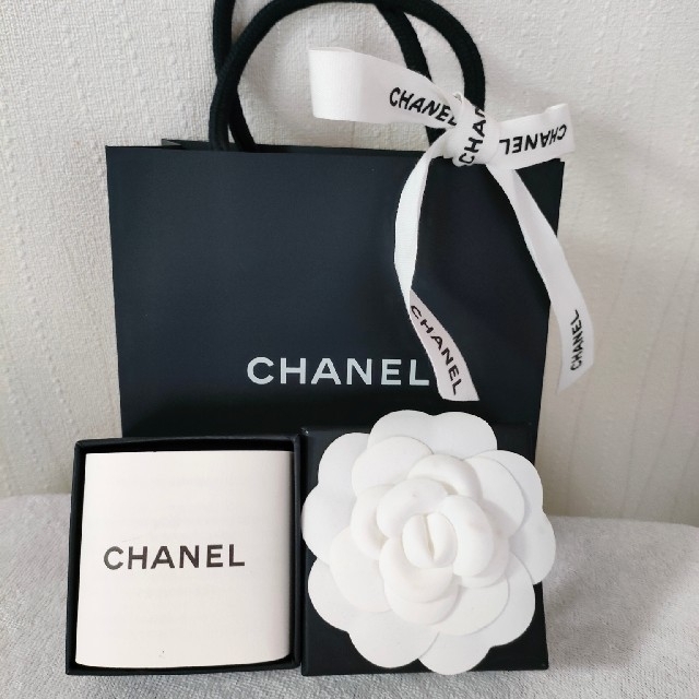 CHANELショップ袋アクセサリー箱-