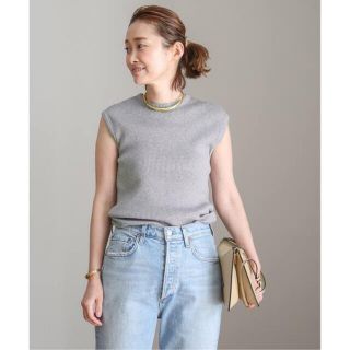 ドゥーズィエムクラス(DEUXIEME CLASSE)の*dignity sleeveless プルオーバー　色: グレー(カットソー(半袖/袖なし))