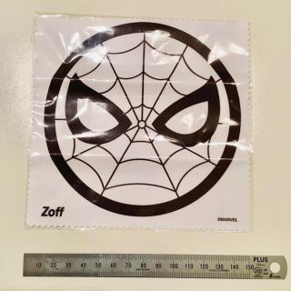 ゾフ(Zoff)のスパイダーマン メガネ拭き 新品未使用未開封 zoff(キャラクターグッズ)