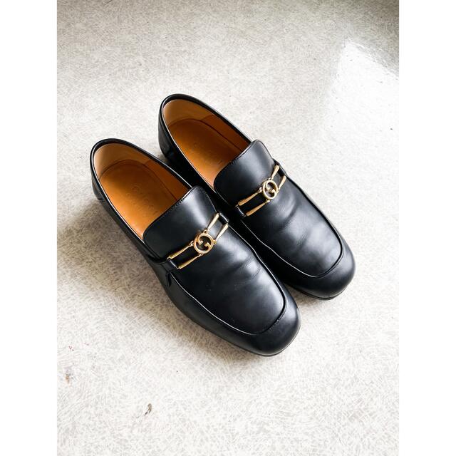 G - GUCCI インターロッキングローファー 【美品】【即購入可】の通販