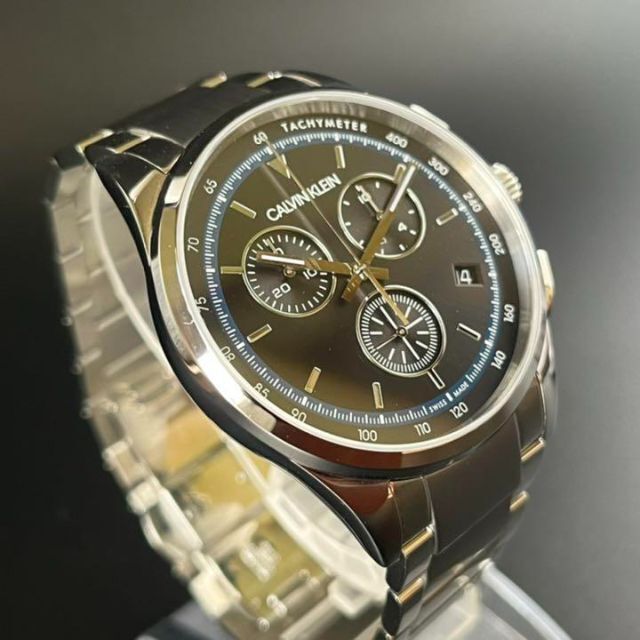 ○新品○カルバンクラインCALVIN KLEIN/42mm/クロノグラフ | lamegafm.cl