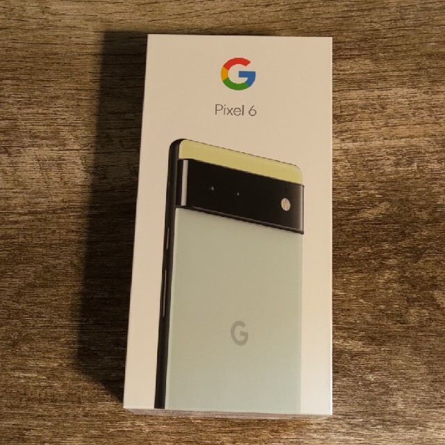 月曜5時まで！新品 google pixel6 128GB ブルー simフリースマートフォン本体