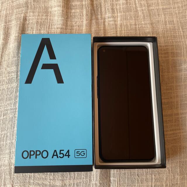 OPPO A54 5G OPG02 シルバーブラック - スマートフォン本体