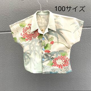 アロハシャツ　キッズ100サイズ(ファッション雑貨)