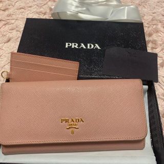 プラダ(PRADA)のPRADA プラダ 長財布　新品カードケース　番号付き(財布)