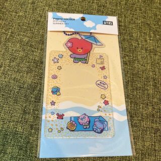 ビーティーイシビル(BT21)の新品未使用 BT21 minini  フォトカードホルダー　TATA タタ　テテ(キャラクターグッズ)