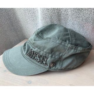 ディーゼル(DIESEL)のDIESEL カーキ　帽子(キャップ)