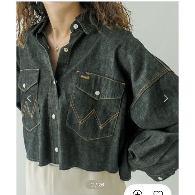 レディース【新品】wrangler x mysticデニムシャツ