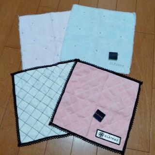 クレイサス(CLATHAS)のゆう様専用　3756新品CLATHASタオルハンカチ4枚セット(ハンカチ)