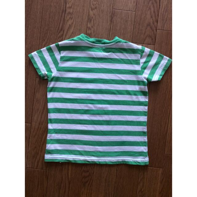 Ralph Lauren(ラルフローレン)のポニーマーク刺繍ラルフローレンボーダーTシャツ上下2点セット緑ベージュ3T100 キッズ/ベビー/マタニティのキッズ服男の子用(90cm~)(Tシャツ/カットソー)の商品写真