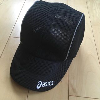 アシックス(asics)のHELO様専用　asics アシックス　帽子　男性用　メッシュ　黒色(キャップ)