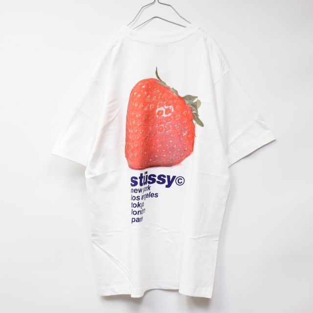 新品未使用 ステューシー Tシャツ 半袖 メンズ L ストロベリー STUSSY