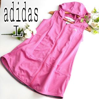 アディダス(adidas)の【adidas】 パーカ ワンピース L スポーツウェア ゴルフ テニス ヨガ(ウエア)