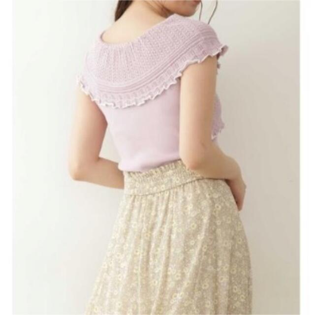 JILL by JILLSTUART(ジルバイジルスチュアート)のJILL by JILLSTUARTクロスラップニットトップ レディースのトップス(ニット/セーター)の商品写真