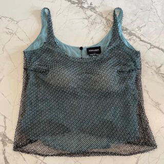 ジョルジオアルマーニ(Giorgio Armani)のリビー様専用おまとめ2品ARMANI ビーズキャミソール定価15万円(キャミソール)