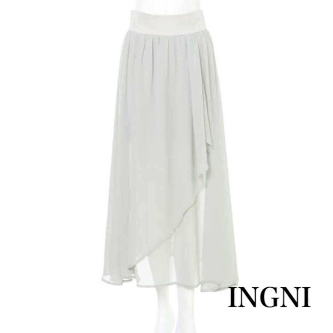 INGNI(イング)の♡INGNI シフォンラッフルスカート♡ レディースのスカート(ロングスカート)の商品写真