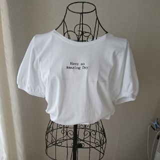 ザラ(ZARA)のZARA パフスリーブ Ｔシャツ(Tシャツ(半袖/袖なし))