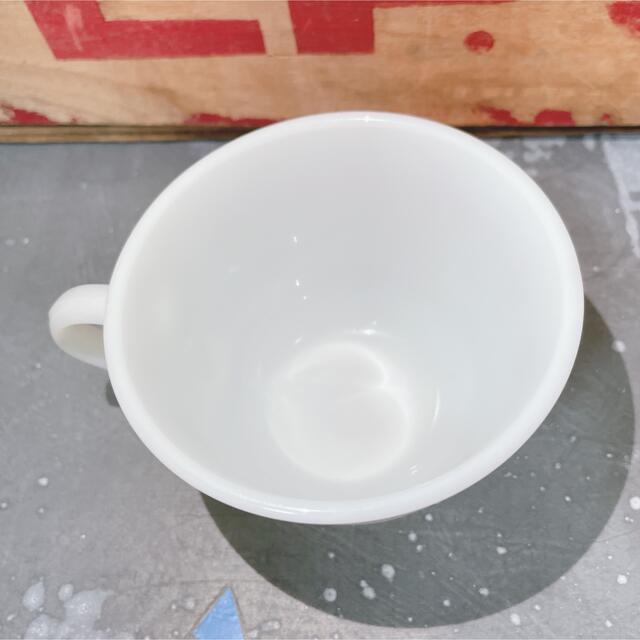 CORELLE(コレール)の【美品！】オールドパイレックス ミルクグラス １つ コーヒー スープカップ インテリア/住まい/日用品のキッチン/食器(グラス/カップ)の商品写真