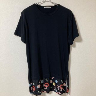 ディスカバード(DISCOVERED)のDISCOVERED ディスカバード　ロング　Tシャツ  サイドジップ 半袖 (Tシャツ/カットソー(半袖/袖なし))