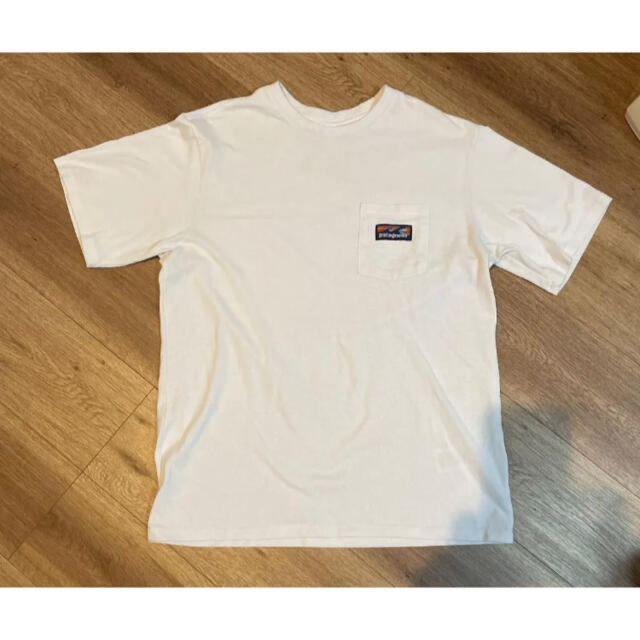 Patagonia Tシャツ ポケット付き ホワイト