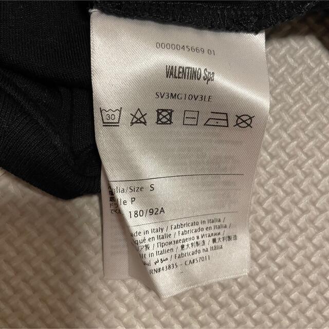 【美品】VALENTINO VLTN ロゴ　Tシャツ S 黒