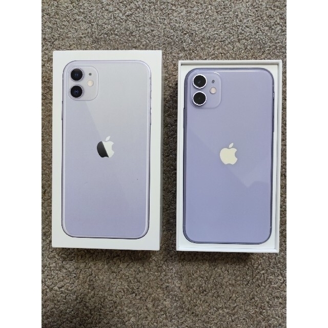 SIMフリーiphone 11 128gb パープル SIMフリー