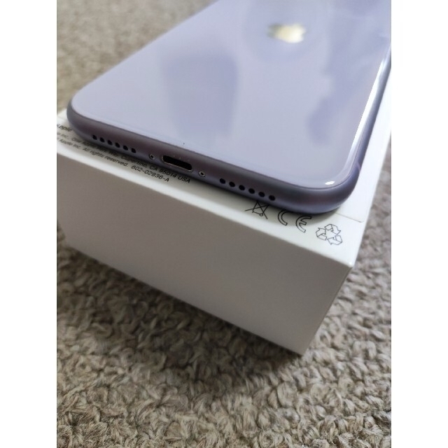 iPhone - iphone 11 128gb パープル SIMフリーの通販 by じょー's shop