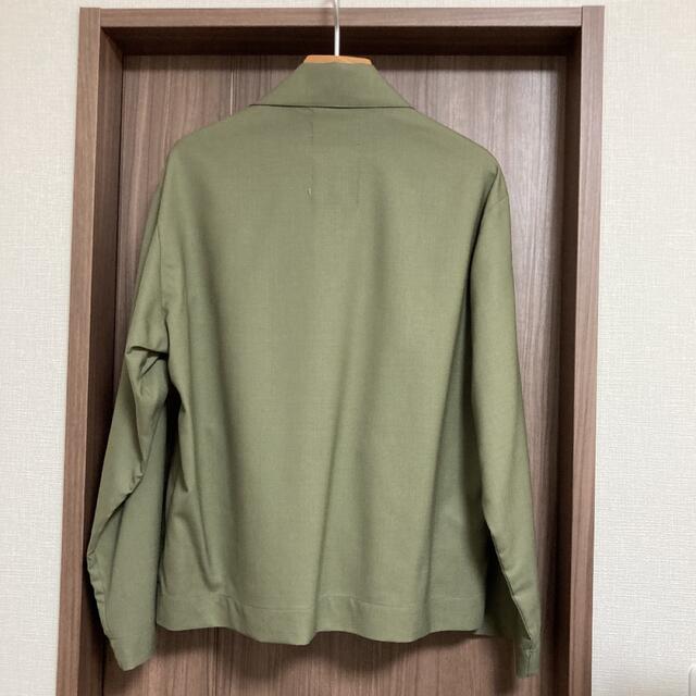 MARKAWEAR(マーカウェア)のORGANIC WOOL TROPICAL UTILITY SHIRT メンズのジャケット/アウター(テーラードジャケット)の商品写真