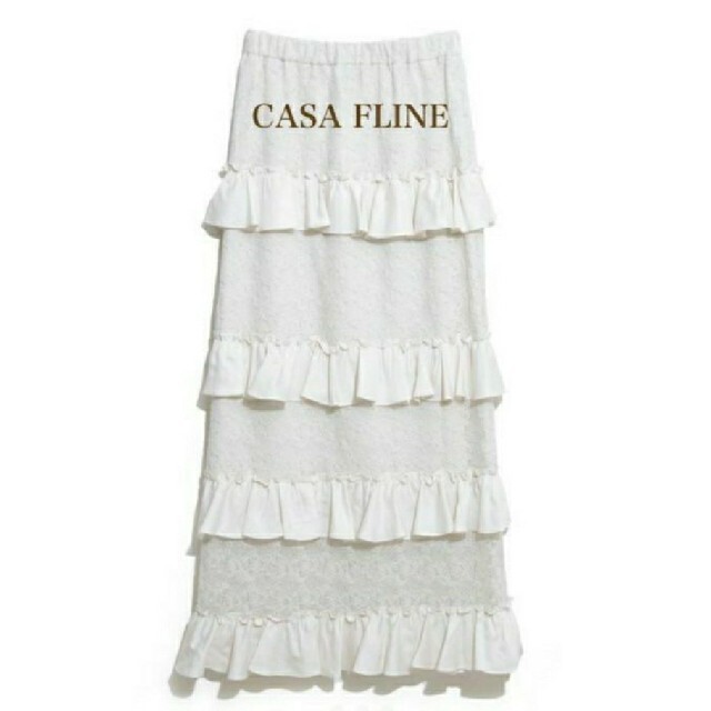 CASA FLINE 新品 レーススカート - ロングスカート