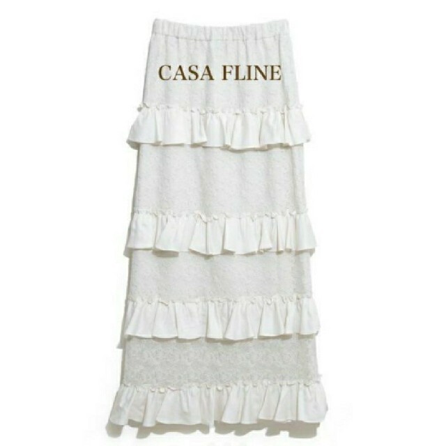 ロングスカートCASA FLINE　新品　レーススカート