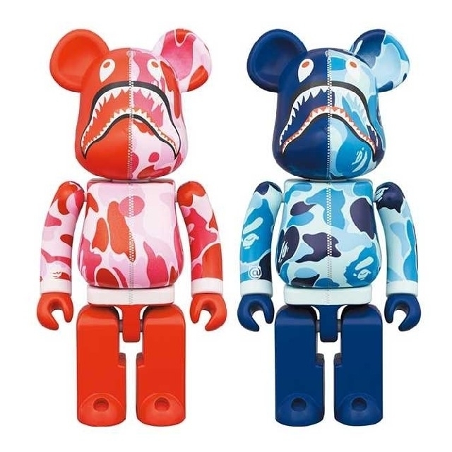 新品　超合金 BE@RBRICK BAPE ABC CAMO SHARK