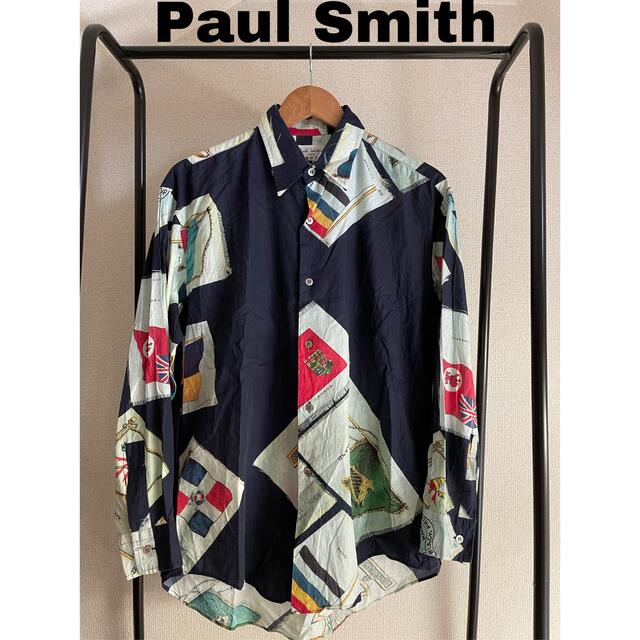 ポールスミス paulsmith 長袖シャツ 総柄-