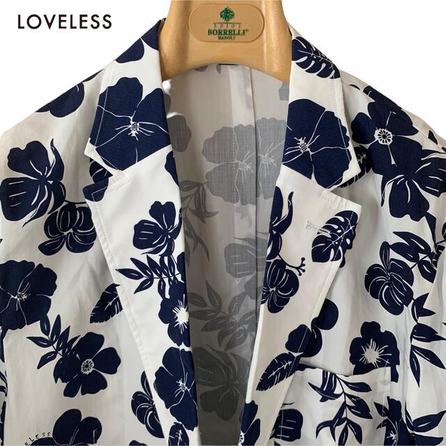 LOVELESS(ラブレス)のLOVELESSラブレス/ボタニカル/シャツジャケット メンズのジャケット/アウター(テーラードジャケット)の商品写真