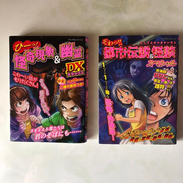 ぞわっ！！都市伝説＆怪談スペシャル　ひ－っ！怪奇現象＆幽霊ＤＸ　２冊セット エンタメ/ホビーの本(アート/エンタメ)の商品写真