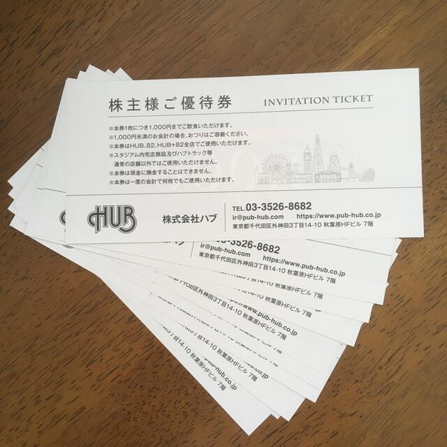 HUB 株主優待 1