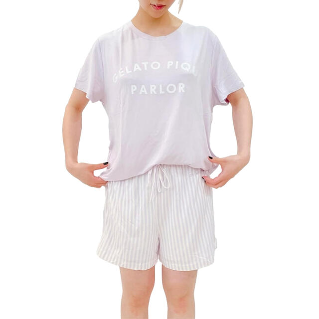 ワンポイントロゴTシャツ&ショートパンツ&巾着3点SET