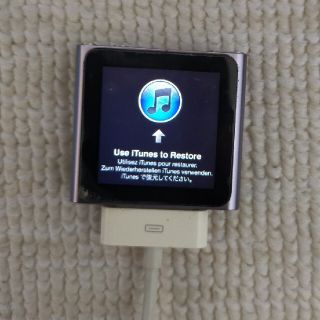 iPod nano　第6世代　ジャンク品(ポータブルプレーヤー)