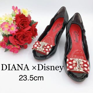 ダイアナ(DIANA)の【美品✨】DIANA Disneyコラボ　パンプス　ヒール　ディズニー(ハイヒール/パンプス)