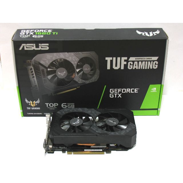 ASUS TUF-GTX1660TI-T6G-EVO-GAMING 保証残有り